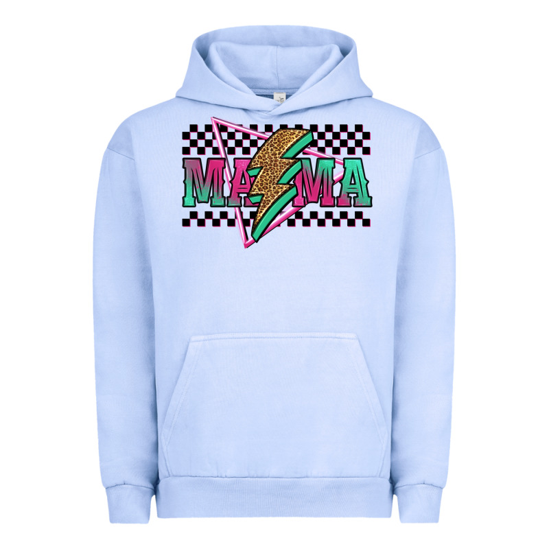 Mama Techno Lightning Bolt Urban Hoodie by Jasminsmagicworld | Teevron