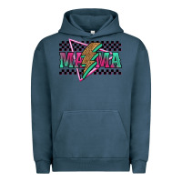 Pigment Midnight Navy mama techno lightning bolt Urban Hoodie - Jasminsmagicworld