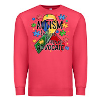 Cardinal autism listen learn advocate Premium Sweatshirt - MaliasSmallBusiness