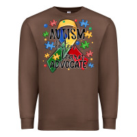 Chestnut autism listen learn advocate Premium Sweatshirt - MaliasSmallBusiness