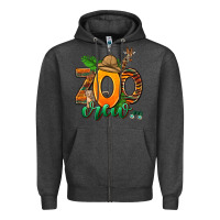 Charcoal Heather zoo crew Zipper Hoodie - AdoDesignShop