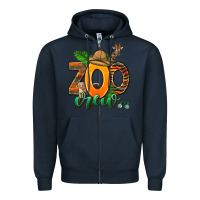 Navy zoo crew Zipper Hoodie - AdoDesignShop