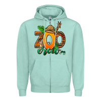 Seafoam zoo crew Zipper Hoodie - AdoDesignShop