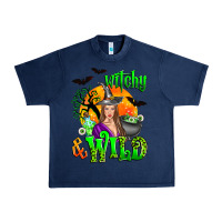 Navy witchy and wild Urban Heavy Tee - Zillion Design Studio