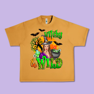 Witchy And Wild Urban Heavy Tee Designed By Zillion Design Studio
