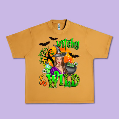 Witchy And Wild Urban Heavy Tee Designed By Zillion Design Studio