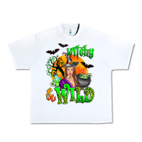 White witchy and wild Urban Heavy Tee - Zillion Design Studio