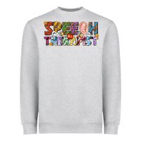 Heather Grey speech therapist Heavyweight Sweatshirt - texasbilliewilder