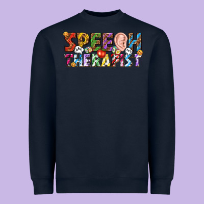 Speech Therapist Heavyweight Sweatshirt Designed By Texasbilliewilder