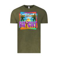 Vintage Olive your future is bright Vintage Tee - texasbilliewilder