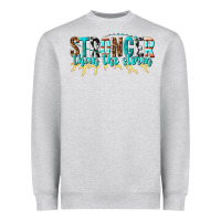 Heather Grey stronger than the storm Heavyweight Sweatshirt - texasbilliewilder