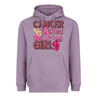 Lavender cancer picked the wrong girl Heavyweight Hoodie - NancyCooperArtShop