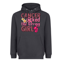 Smoke cancer picked the wrong girl Heavyweight Hoodie - NancyCooperArtShop