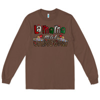 Chestnut la mama mas chingona Long Sleeve Tee - CowhideDigitalArt