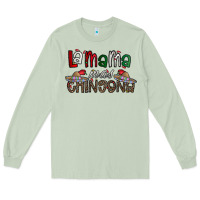 Matcha la mama mas chingona Long Sleeve Tee - CowhideDigitalArt