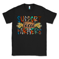Black support local farmers Classic Tee - RacoonDesign