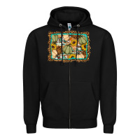 Black Fall pumpkin Zipper Hoodie - Artiststas