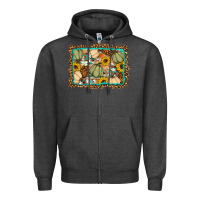 Charcoal Heather Fall pumpkin Zipper Hoodie - Artiststas