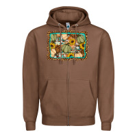 Chestnut Fall pumpkin Zipper Hoodie - Artiststas