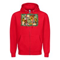 Red Fall pumpkin Zipper Hoodie - Artiststas