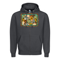 Smoke Fall pumpkin Zipper Hoodie - Artiststas