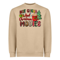 Mushroom hot cocoa and christmas movies Heavyweight Sweatshirt - Zillion Design Studio