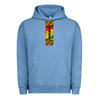 Pigment Pebble Blue juneteenth pen wrap Urban Hoodie - BarkalooDesign