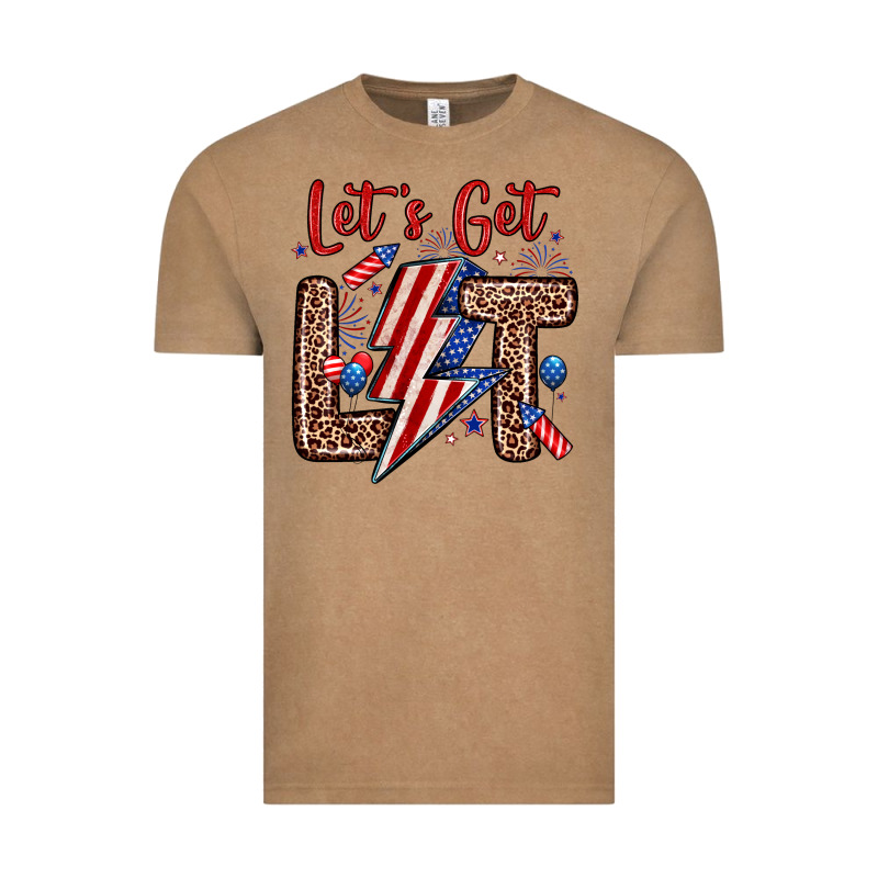 Let S Get Lit Vintage Tee by Zillion Design Studio | Teevron