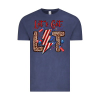 Vintage Denim let s get lit Vintage Tee - Zillion Design Studio