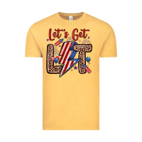 Vintage Mustard let s get lit Vintage Tee - Zillion Design Studio