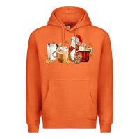 Carrot Christmas Milk and Cookie Latte Coffee Cups Premium Hoodie - MaliasSmallBusiness