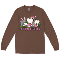 Chestnut Happy Easter teeth Long Sleeve Tee - OliviaCreatesArt