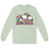 Matcha Happy Easter teeth Long Sleeve Tee - OliviaCreatesArt
