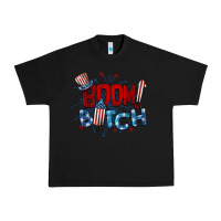 Black boom bitch 4th of july Urban Heavy Tee - BarkalooDesign