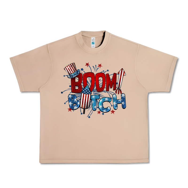 Boom Bitch 4th Of July Urban Heavy Tee by BarkalooDesign | Teevron