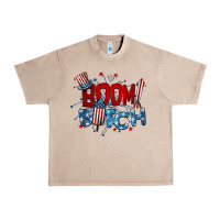 French Oak boom bitch 4th of july Urban Heavy Tee - BarkalooDesign
