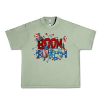 Oil Green boom bitch 4th of july Urban Heavy Tee - BarkalooDesign