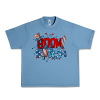 Pebble Blue boom bitch 4th of july Urban Heavy Tee - BarkalooDesign