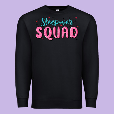 Sleepover Squad Premium Sweatshirt Designed By Maliassmallbusiness