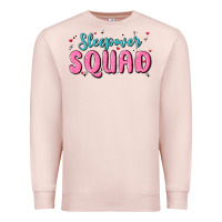 Pale Pink sleepover squad Premium Sweatshirt - MaliasSmallBusiness