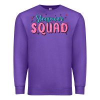 Purple sleepover squad Premium Sweatshirt - MaliasSmallBusiness