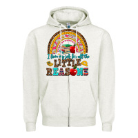 Oatmeal Heather i love my job for all the little reasons Zipper Hoodie - AdoDesignShop