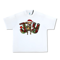 White christmas joy with heifer Urban Heavy Tee - RanaPortraitStore