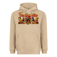 Mushroom American Firefighter Mom Heavyweight Hoodie - LillyAllenDesigns