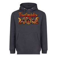Smoke American Firefighter Mom Heavyweight Hoodie - LillyAllenDesigns