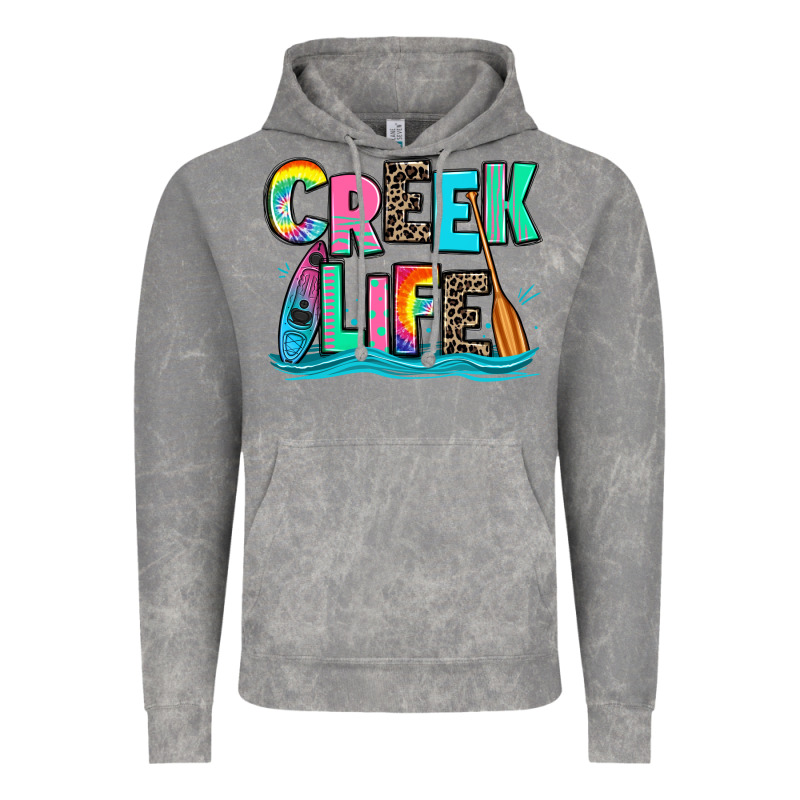 Creek Life Kayaking Vintage Hoodie by Zillion Design Studio | Teevron