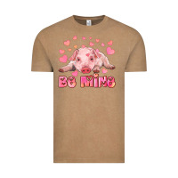 Vintage Coffee be mine baby pig Vintage Tee - RanaPortraitStore