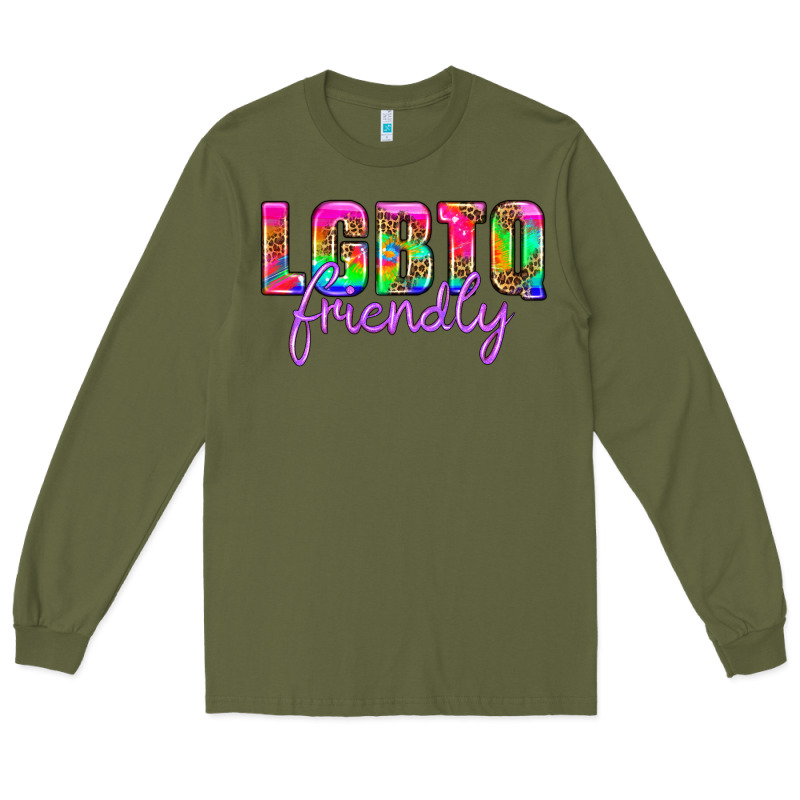 Lgbtq Friendly Long Sleeve Tee by HRA Design Shop | Teevron