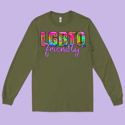 Lgbtq Friendly Long Sleeve Tee Designed By Hra Design Shop