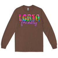 Chestnut lgbtq friendly Long Sleeve Tee - HRA Design Shop